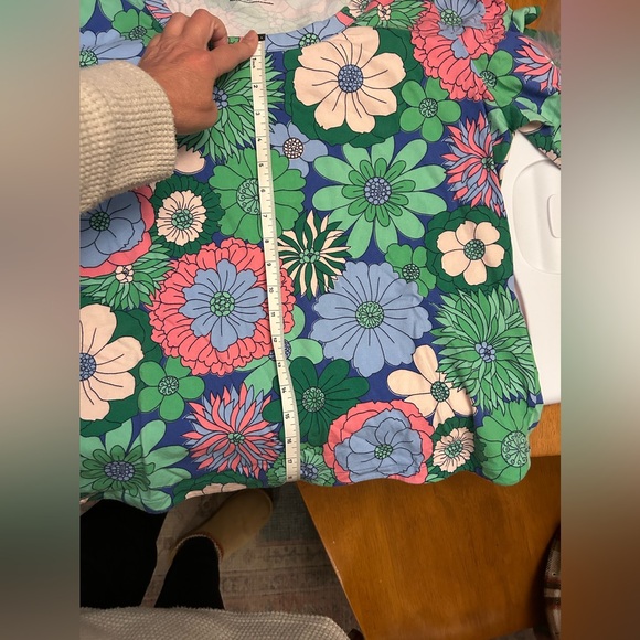 The Talbots T crewneck short sleeve XL Flower print - Picture 7 of 8